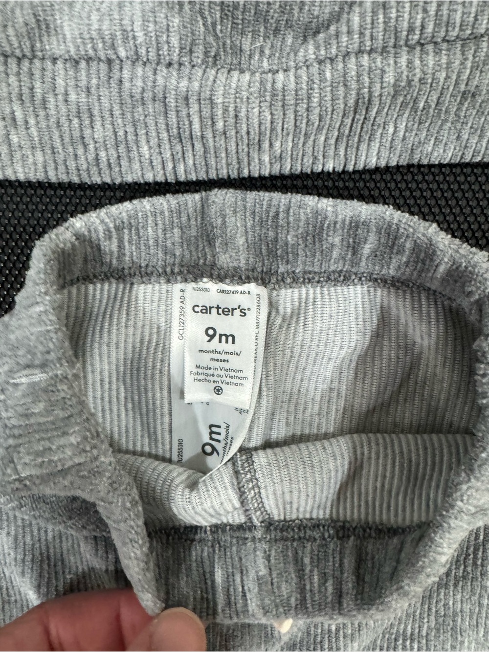 Carter's Gray Ribbed Two-Piece Set - Picture 6 of 8